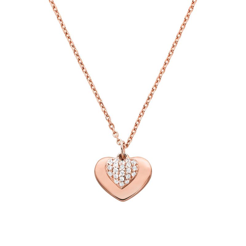 Michael Kors Premium Rose Gold Necklace MKC1120AN791 image number 0